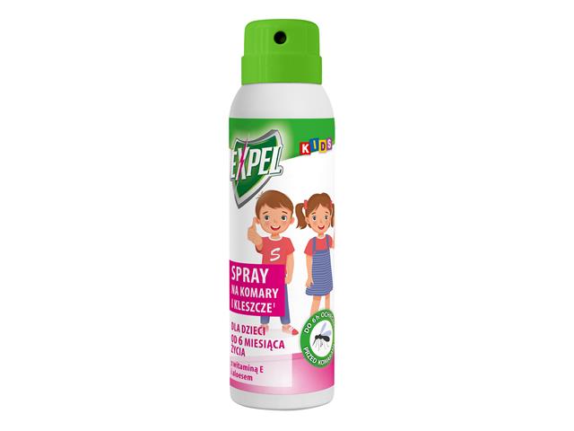 Expel Kids Spray na komary i kleszcze I interakcje ulotka   90 ml