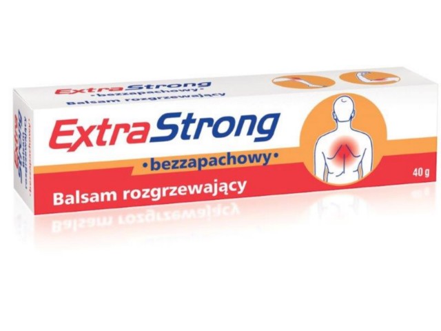 Extra Strong Balsam rozgrzewający bezzapachowy interakcje ulotka balsam  40 ml (tub. karton)