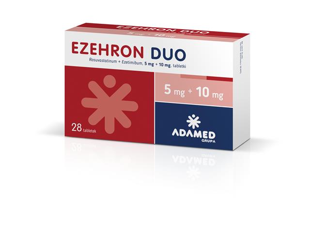 Ezehron Duo interakcje ulotka tabletki 5mg+10mg 28 tabl.