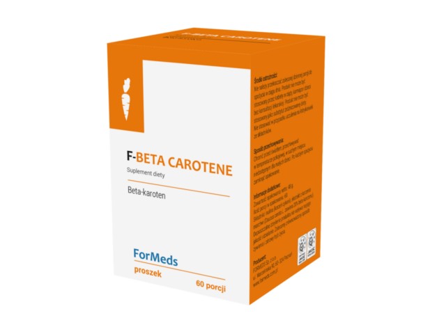 F-Beta Caroten interakcje ulotka proszek - 60 daw.