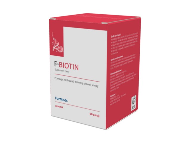 F-Biotin interakcje ulotka proszek - 60 daw.