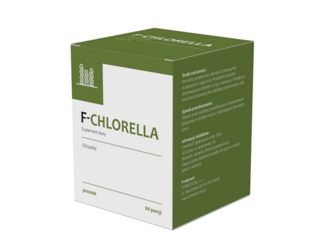 F-Chlorella interakcje ulotka proszek - 60 daw.