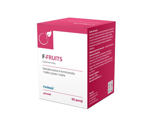 F-Fruits interakcje ulotka proszek - 240 g