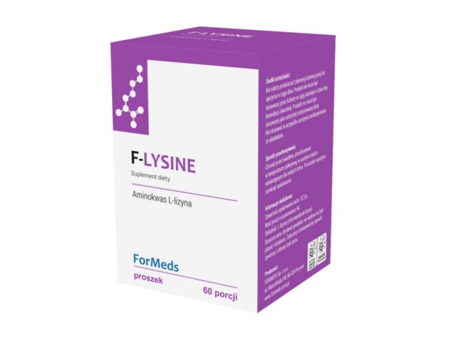F-Lysine interakcje ulotka proszek - 60 daw.