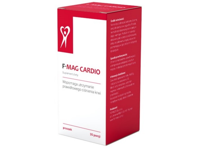 F-Mag Cardio interakcje ulotka proszek  30 daw.