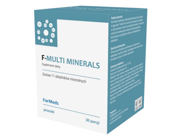 F-Multi Minerals interakcje ulotka proszek - 30 daw.