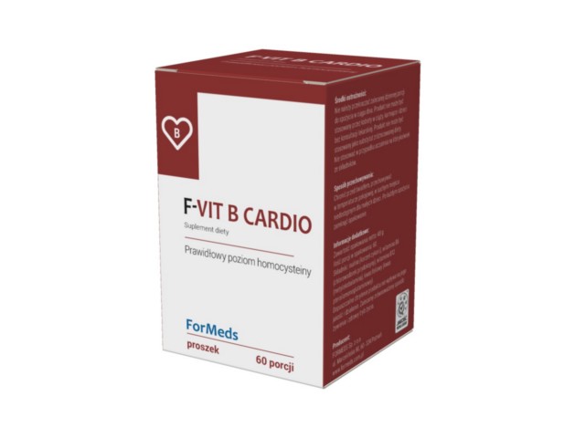 F-Vit B Cardio interakcje ulotka proszek  60 daw.