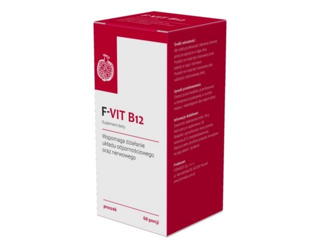 F-Vit B12 interakcje ulotka proszek  60 daw.