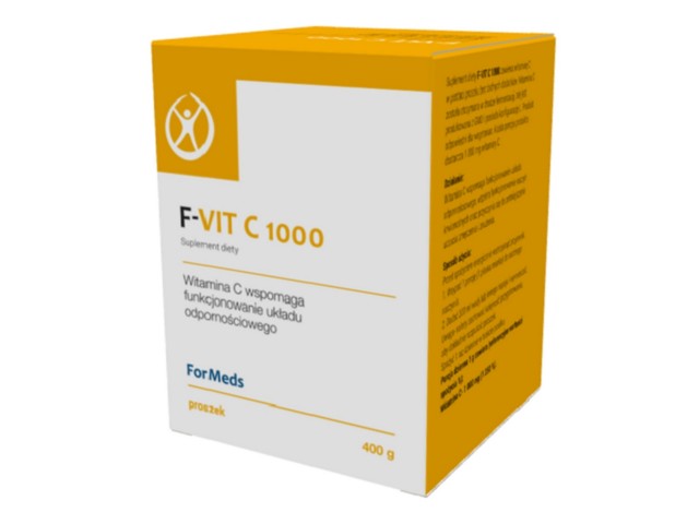 F-Vit C 1000 interakcje ulotka proszek - 400 g