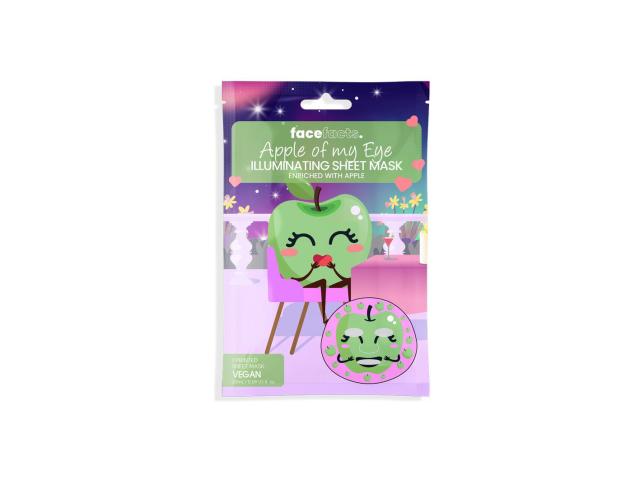 Face Facts Apple Of My Eye Maseczka rozświetlająca w płachcie interakcje ulotka maseczka - 20 ml