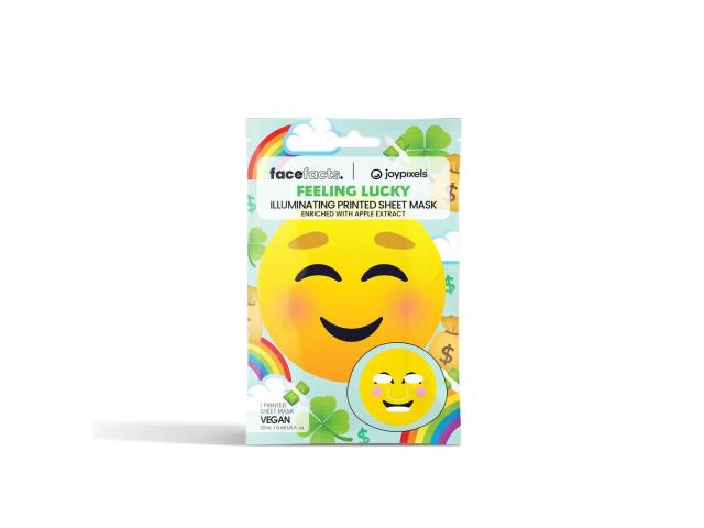 Face Facts JoyPixels Feeling Lucky Maseczka w płachcie interakcje ulotka maseczka - 20 ml