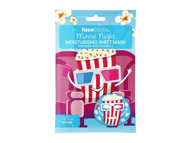 Face Facts Movie Night Maska nawilżająca z witaminą E interakcje ulotka maseczka - 20 ml