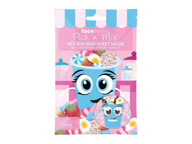 Face Facts Pick'n'mix Maska odżywcza z maliną w płachcie interakcje ulotka maseczka - 20 ml