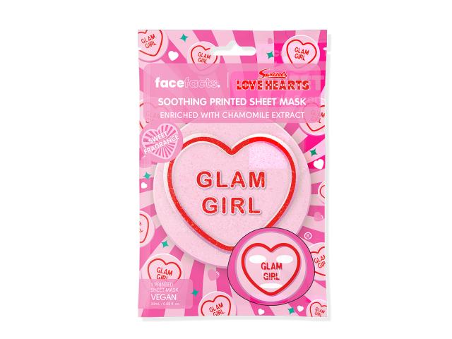 Face Facts Swizzels Love Hearts Glam Girl Maska interakcje ulotka maseczka - 20 ml