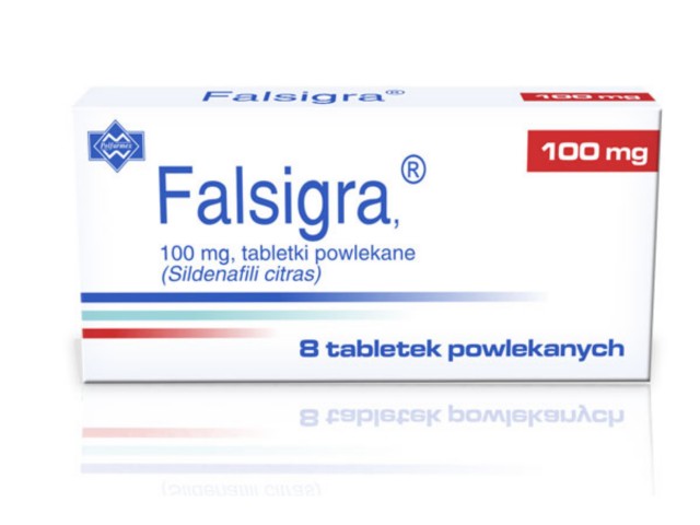 Falsigra interakcje ulotka tabletki powlekane 100 mg 8 tabl.