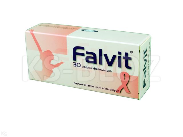Falvit interakcje ulotka tabletki drażowane  30 tabl.