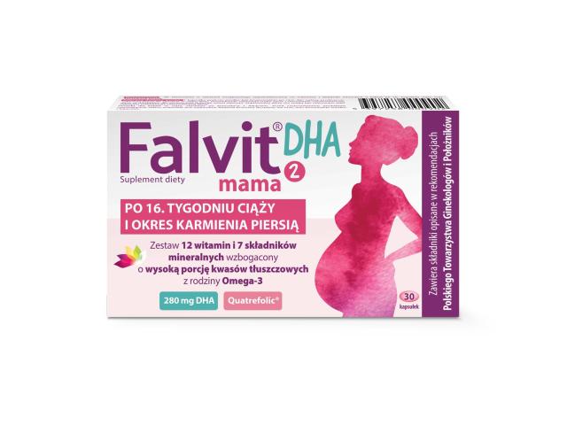 Falvit Mama 2 Dha interakcje ulotka kapsułki - 30 kaps.