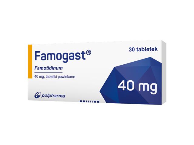 Famogast interakcje ulotka tabletki powlekane 40 mg 30 tabl. | 3 blist.po 10 szt.
