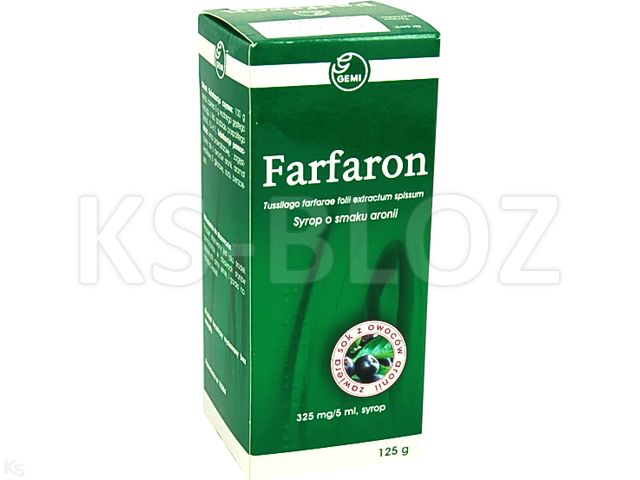 Farfaron interakcje ulotka syrop 325 mg/5ml 125 g | butelka