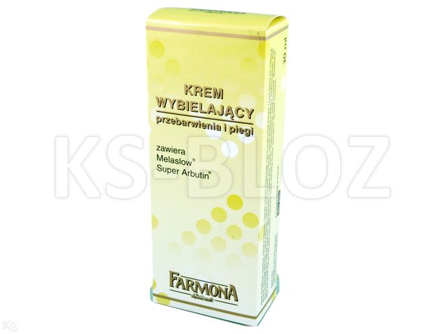 Farmona Krem wybielający piegi i przebarwienia interakcje ulotka   30 ml