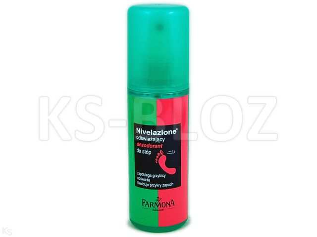 Farmona Nivelazione Dezodorant do stóp odświeżający interakcje ulotka spray  125 ml