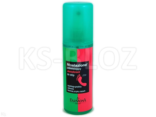 Farmona Nivelazione Dezodorant do stóp odświeżający interakcje ulotka spray  125 ml