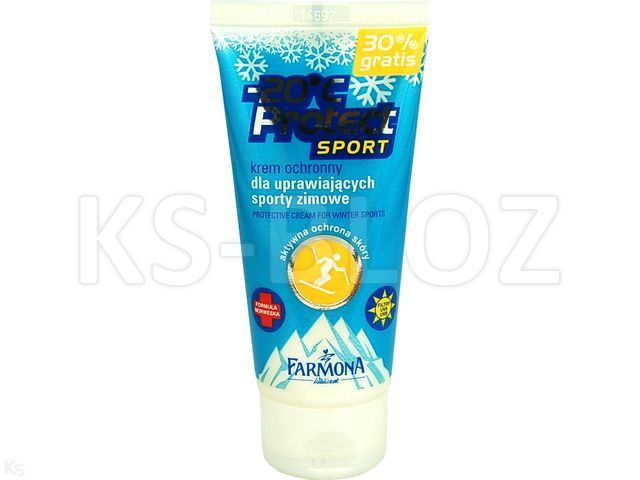 Farmona Protect-20 Krem dla uprawiających sporty zimowe ochronny interakcje ulotka   75 ml