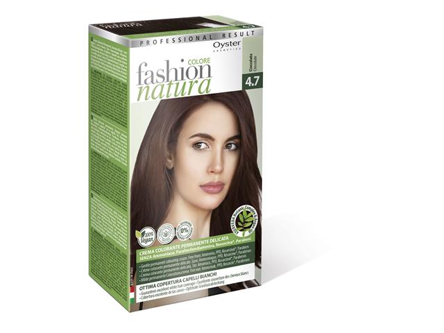 FASHION NATURA Farba do włosów Krem+Utrwalacz+Kuracja 4,7 czekoladowy interakcje ulotka farba do włosów  50 ml | + 50 ml + 15 ml