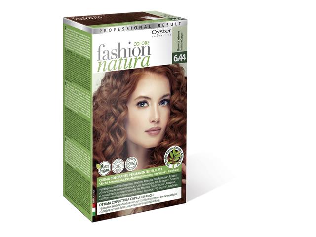 FASHION NATURA Farba do włosów Krem+Utrwalacz+Kuracja 6,44 miedziany interakcje ulotka farba do włosów  50 ml | + 50 ml + 15 ml