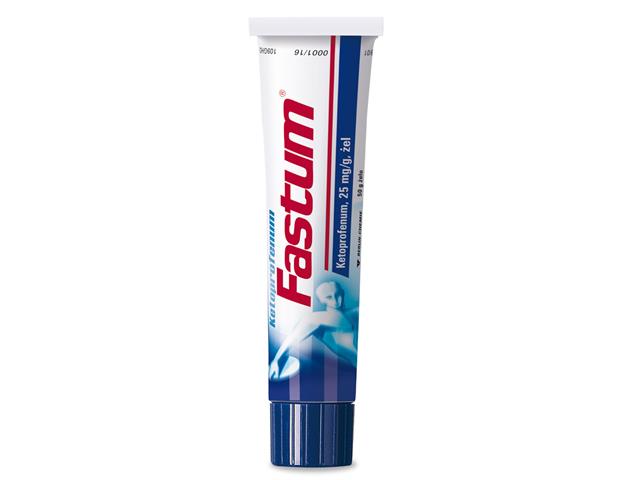 Fastum (Ketoprofenum Fastum) interakcje ulotka żel 25 mg/g 50 g