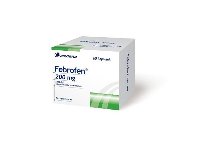 Febrofen interakcje ulotka kapsułki o przedłużonym uwalnianiu 200 mg 60 kaps. | 6 blist.po 10 szt.