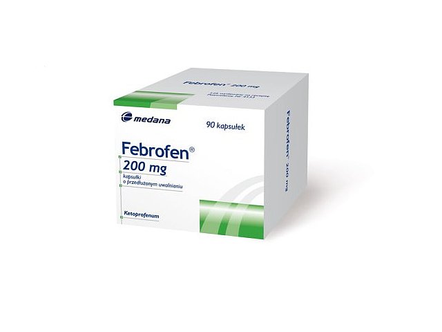 Febrofen interakcje ulotka kapsułki o przedłużonym uwalnianiu 200 mg 90 kaps.