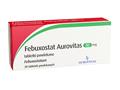 Febuxostat Aurovitas interakcje ulotka tabletki powlekane 80 mg 28 tabl.