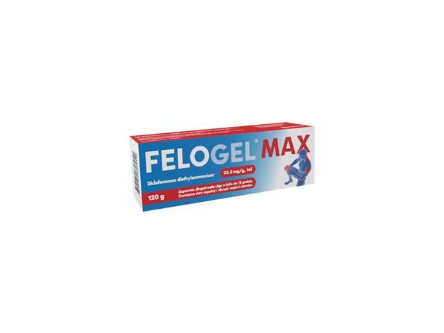 Felogel Max interakcje ulotka żel 23,2 mg/g 120 g (tub.)