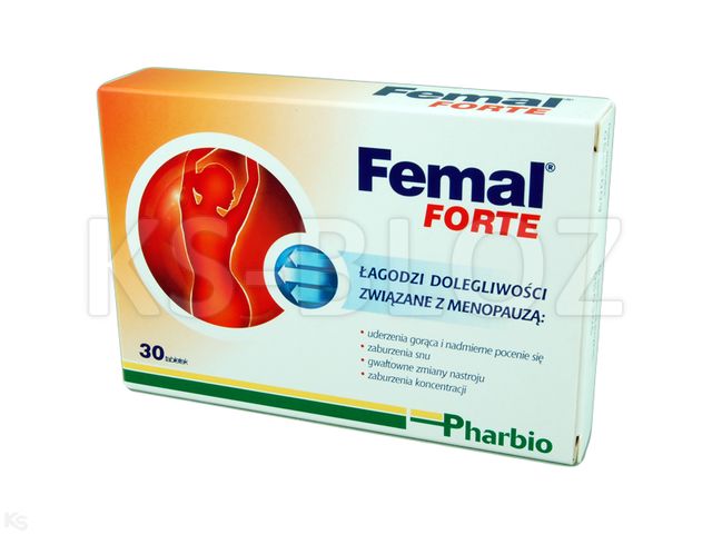 Femal Forte interakcje ulotka tabletki  30 tabl.