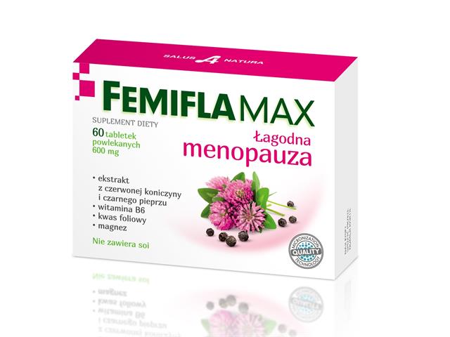 Femiflamax interakcje ulotka tabletki powlekane  60 tabl. | 4 blist.po 15szt.