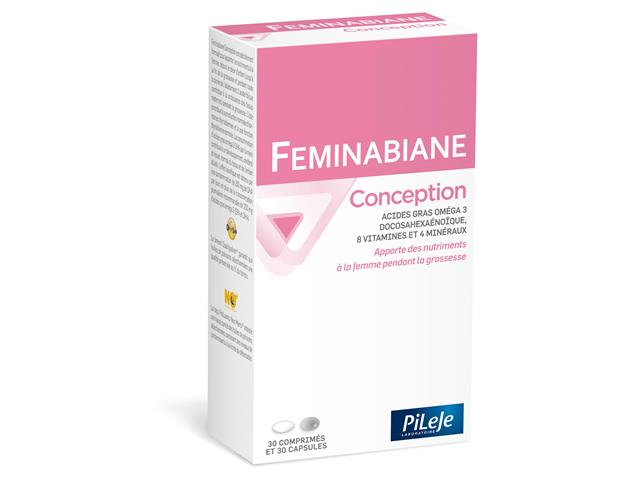 Feminabiane Conception interakcje ulotka tabletki i kapsułki  30 tabl. | +30kaps.