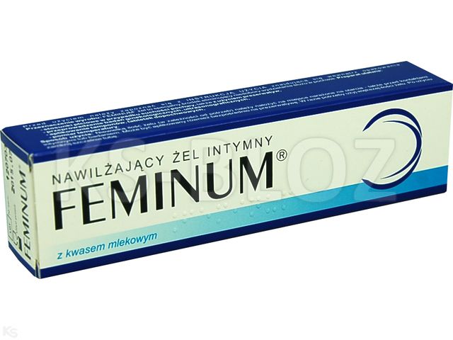 Feminum Żel intymny dla kobiet nawilżający interakcje ulotka żel  40 ml