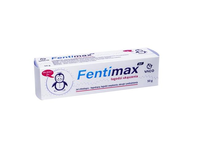 Fentimax Ukąszenia Żel łagodzący interakcje ulotka żel  50 g