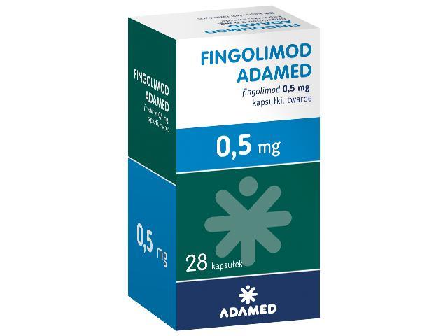 Fingolimod Adamed interakcje ulotka kapsułki twarde 500 mcg 28 kaps.