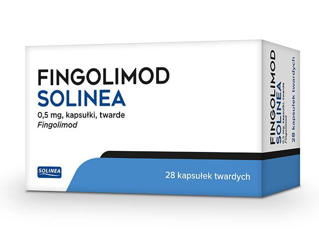 Fingolimod Solinea interakcje ulotka kapsułki twarde 500 mcg 28 kaps.