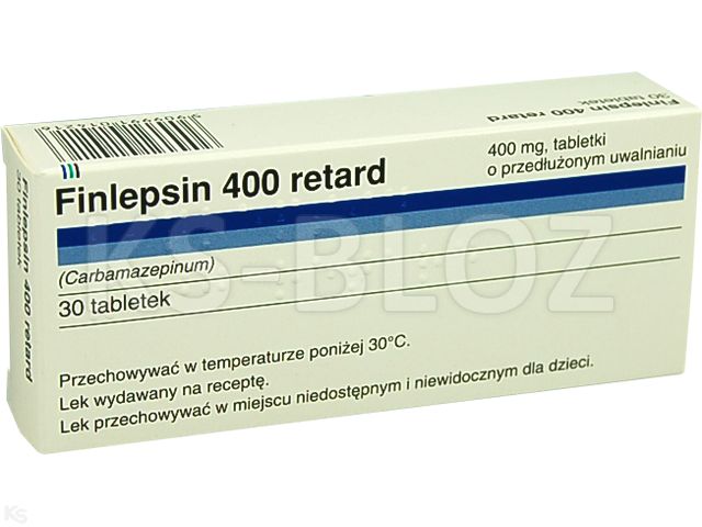 Finlepsin 400 Retard interakcje ulotka tabletki o przedłużonym uwalnianiu 400 mg 