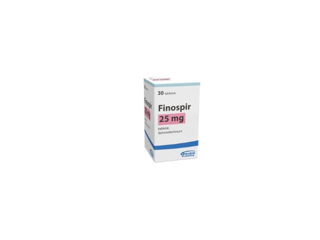Finospir interakcje ulotka tabletki 25 mg 30 tabl.