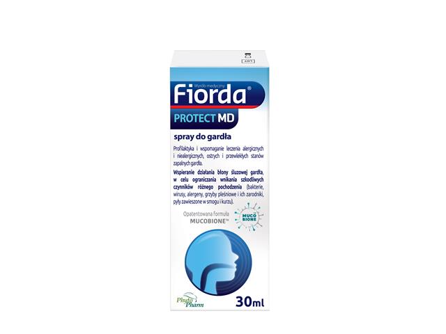 Fiorda Protect Md Spray do gardła interakcje ulotka spray - 30 ml