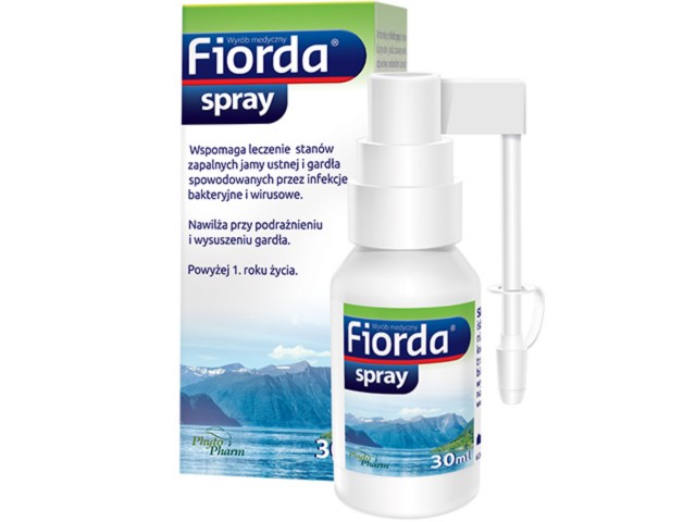 Fiorda Spray interakcje ulotka   30 ml