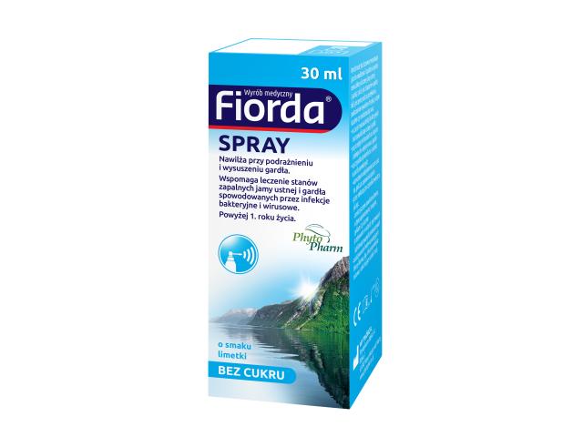 Fiorda Spray interakcje ulotka   30 ml