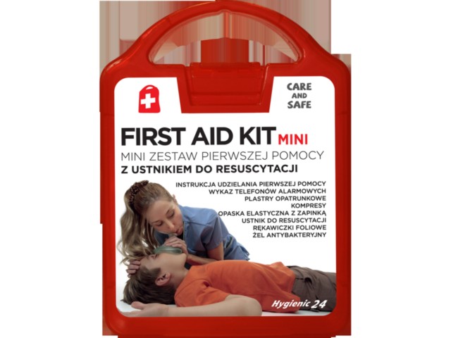 First Aid Kit Zestaw mini zestaw pierwszej pomocy interakcje ulotka zestaw  1 szt.