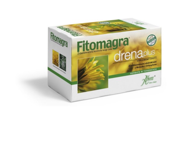 Fitomagra Drena Herbata interakcje ulotka  2 g 20 sasz.