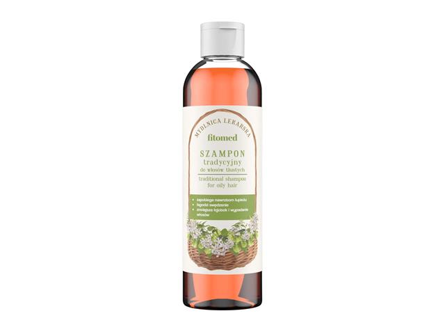 Fitomed Szampon do mycia włosów tradycyjny do włosów tłustych mydlnica lekarska interakcje ulotka szampon - 250 ml