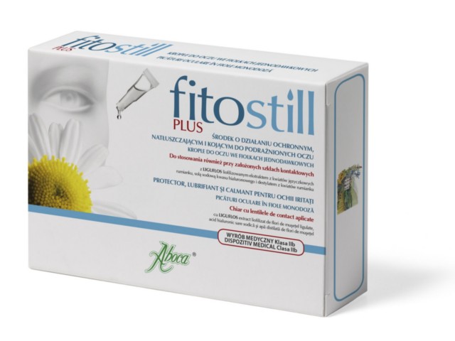 Fitostill Plus Krople do oczu kojące, natłuszczające interakcje ulotka   10 fiol. po 0.5 ml